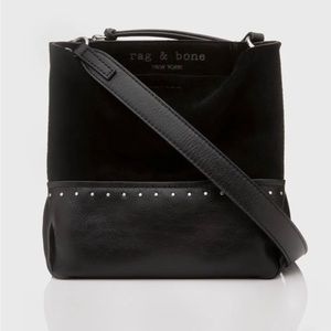 Rag&bone Passenger Crossbody 2.0 - Suede Black